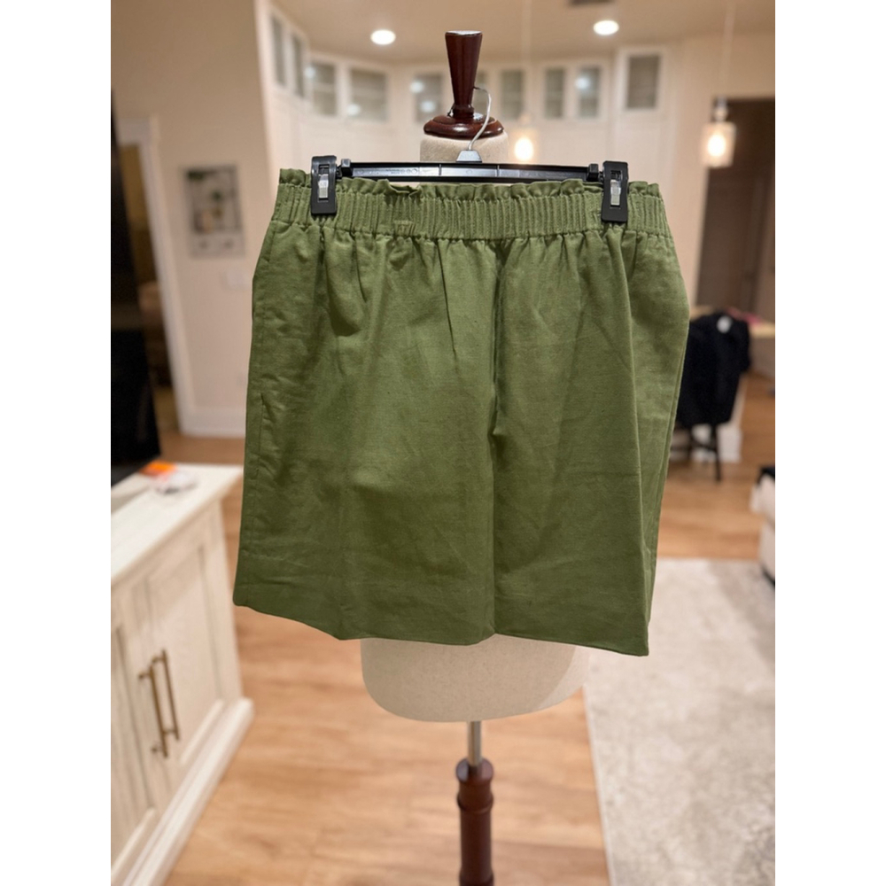 Women's J.CREW Olive Green Skirt Size 8